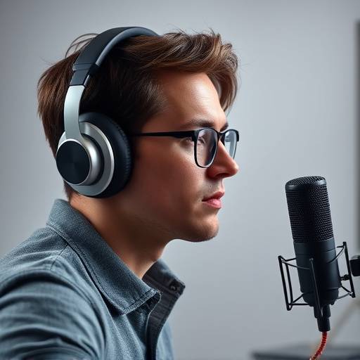 Headphones and a microphone, representing online learning